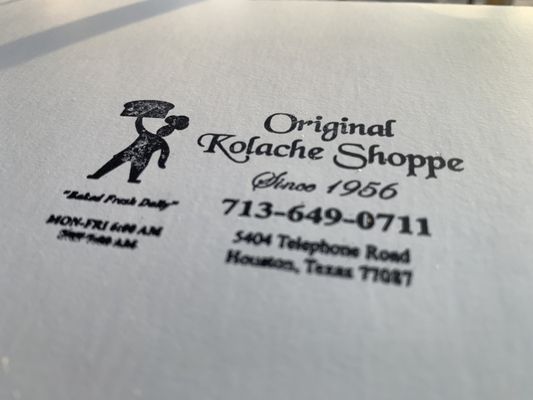 Menu photo 7 The Original Kolache Shoppe Houston, TX Menu photo 7 The Original Kolache Shoppe Houston, TX