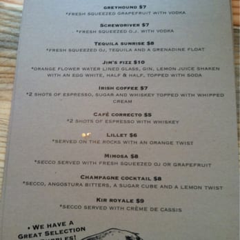 Bacon & Eggs - Alcoholic drink menu... - New American Near Me - Walla Walla, Washington Bacon & Eggs - Alcoholic drink menu... - New American Near Me - Walla Walla, Washington