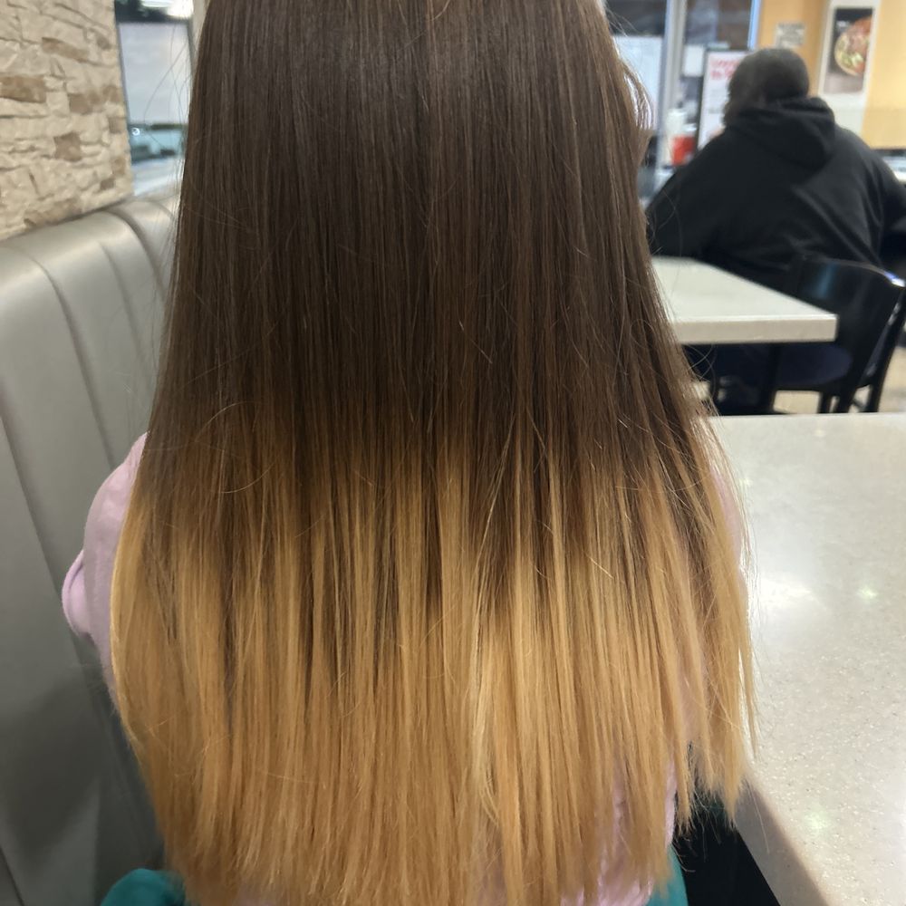Eviano's Studio - Briana left my daughters hair looking so healthy and shiny and soft. She loves it so much! - Hair Salons Near Me - Rancho Cucamonga, California