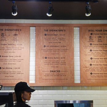 Rolltation - Menu board - Sushi Bars Near Me - Toronto, Ontario