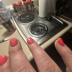 Princess Nail Spa - Look how Uneven they're all banged up. I just got them done last night. The ends are all different shapes to crooked and I paid $70