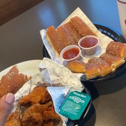 Pizza Hut - Breadsticks - Marinara Sauce Lemon Pepper Bone-in Wings -Ranch Dip