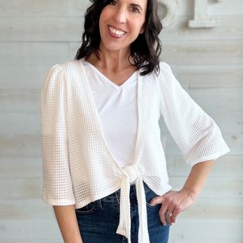So Fetch Boutique - New off white shrug - Women's Clothing Near Me - Kalamazoo, Michigan So Fetch Boutique - New off white shrug - Women's Clothing Near Me - Kalamazoo, Michigan