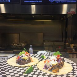 Habener Sombrero - Mushroom taco and beans taco