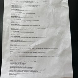 Cafe Lacuna - Menu as at 04Mar23