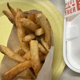 Yummy french fries. Yummy french fries.