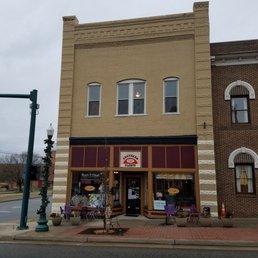 Located at bottom of Main St on left