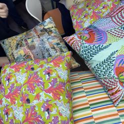 Urban Spools Sewing Lounge - We made pillows