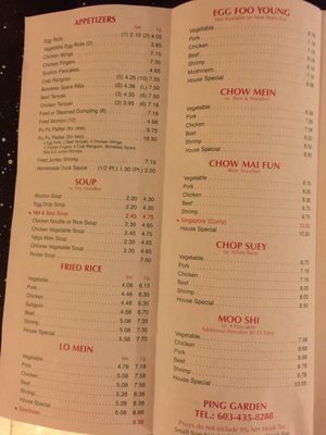 Ping Garden 22 Reviews Chinese 42 Main St Pittsfield Nh United States Restaurant Reviews Phone Number