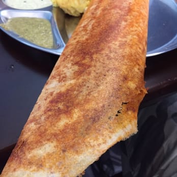 Madras Cafe - Ghee Khara dosa - spicy dosa! - Indian Near Me - Sunnyvale, California
