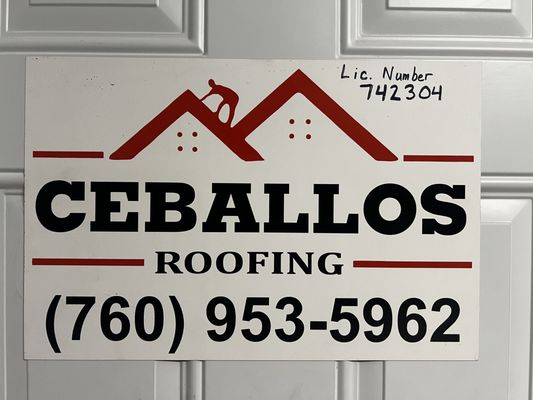 Ceballos Roofing Logo