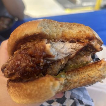 Da Hawaiian Kitchen - A bite into the CPC Sandwich - Hawaiian Near Me - Huntington Beach, California