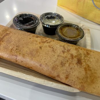 Madras Dosa - Cambridge - dosa with onion, potatoes and gunpowder - Indian Near Me - Cambridge, Massachusetts Madras Dosa - Cambridge - dosa with onion, potatoes and gunpowder - Indian Near Me - Cambridge, Massachusetts