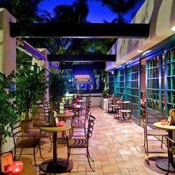 Tangier Bar - Tangier Bar Patio with TV