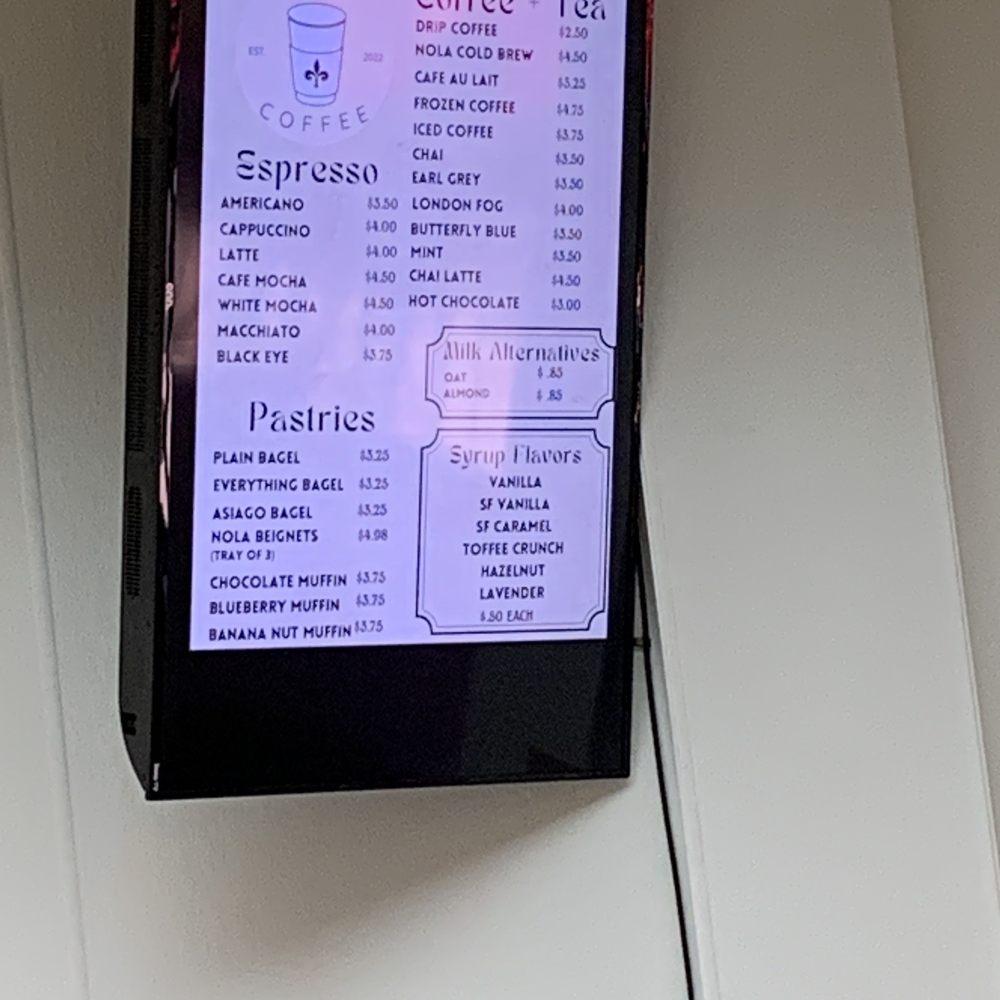 Grain & Grind Coffee Co - NOLA's menu - Coffee & Tea Near Me - Warrenville, South Carolina