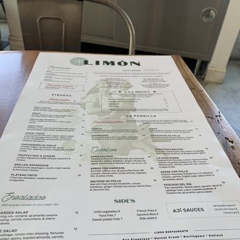 Limón - Peruvian Near Me - Oakland, California