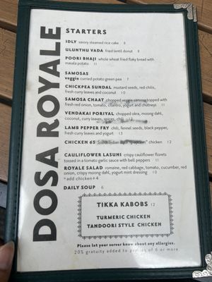 Menu photo 3 Dosa Royale Brooklyn, NY