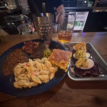 Dinosaur Bar-B-Que - Creole Spiced Deviled Eggs Bar - B - Que Beans Macaroni Salad Bar - B - Que Pork Ribs - Barbeque Near Me - Rochester, New York
