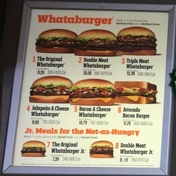 Whataburger - I don't like the new menu board.  Only combo prices are listed.  Wtf? - Burgers Near Me - Coppell, Texas