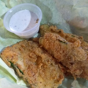 Good Luck Grill - Fried zucchini... After we dug into it a bit. So good! - American Near Me - Manor, Texas Good Luck Grill - Fried zucchini... After we dug into it a bit. So good! - American Near Me - Manor, Texas