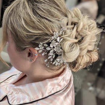 Jesamondo Salon & Spa - The wedding updo I always wanted and never thought I could - until Whitney saved the day and gave me the hair to make it possible - Hair Salons Near Me - Natick, Massachusetts