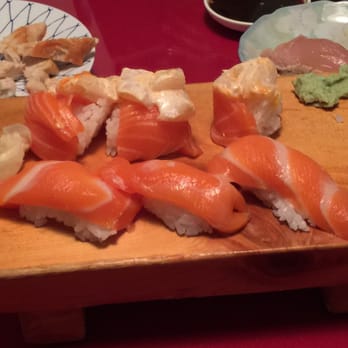 Shogun Sushi - Salmon and salmon+scallop - Sushi Bars Near Me - Palmdale, California