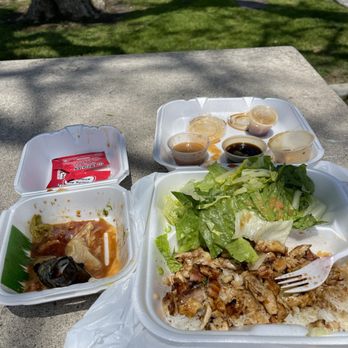 Roll & Grill - Chicken plate and a spicy tuna hand roll under $12?! - Japanese Near Me - Fullerton, California Roll & Grill - Chicken plate and a spicy tuna hand roll under $12?! - Japanese Near Me - Fullerton, California