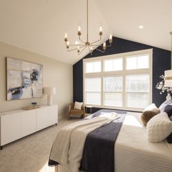 Aurora Custom Homes - Primary Bedroom at 8740 Scotsbury Glen Model