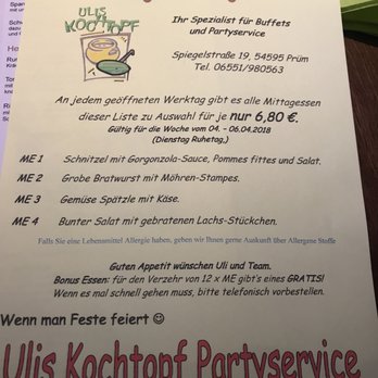 Ulis Kochtopf - International Near Me - Prüm, RP