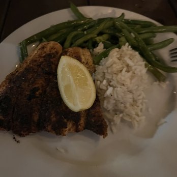 O. C. White's Restaurant - Bronzed salmon - Seafood Near Me - St Augustine, Florida