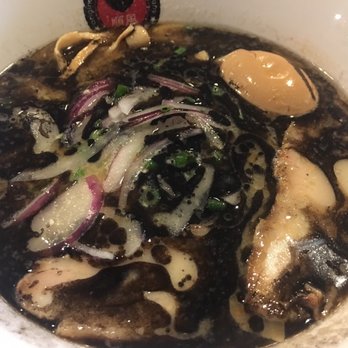 Junpuu - Black garlic tonkatsu ramen with egg - Ramen Near Me - Honolulu, Hawaii Junpuu - Black garlic tonkatsu ramen with egg - Ramen Near Me - Honolulu, Hawaii