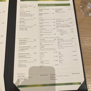 Bamboo 8 - Menu - Cocktail Bars Near Me - Ridgefield, Washington