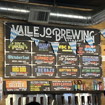 Vallejo Brewing Company - Some of the drinks - Brewpubs Near Me - Vallejo, California Vallejo Brewing Company - Some of the drinks - Brewpubs Near Me - Vallejo, California