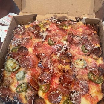 Little Dynamite - Pepperoni, sausage, jalapeño - Pizza Near Me - Los Angeles, California Little Dynamite - Pepperoni, sausage, jalapeño - Pizza Near Me - Los Angeles, California