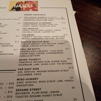 Hanzo - cocktails - Sushi Bars Near Me - San Antonio, Texas Hanzo - cocktails - Sushi Bars Near Me - San Antonio, Texas