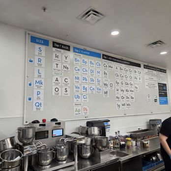 Chill-N Ice Cream Pompano Beach - Periodic table menu. - Ice Cream & Frozen Yogurt Near Me - Pompano Beach, Florida