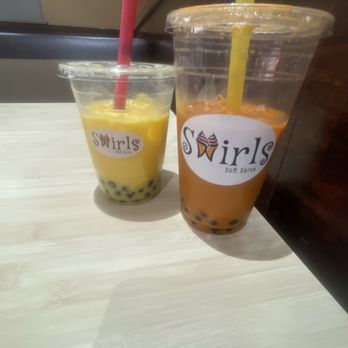 Swirls Soft Serve - Tai milk tea and mango milk tea - Ice Cream & Frozen Yogurt Near Me - Upland, California Swirls Soft Serve - Tai milk tea and mango milk tea - Ice Cream & Frozen Yogurt Near Me - Upland, California