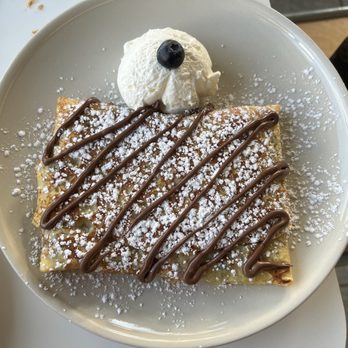 La Maison Blanche Bakery Cafe - Fresh fruit stuffed crepe with Nutella. I get this every single time I eat at La Maison! - Bakeries Near Me - Norwich, New York La Maison Blanche Bakery Cafe - Fresh fruit stuffed crepe with Nutella. I get this every single time I eat at La Maison! - Bakeries Near Me - Norwich, New York