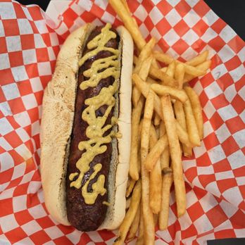Smokin' Sammich - Pork Sausage with Fries - Smokehouse Near Me - Las Vegas, Nevada Smokin' Sammich - Pork Sausage with Fries - Smokehouse Near Me - Las Vegas, Nevada