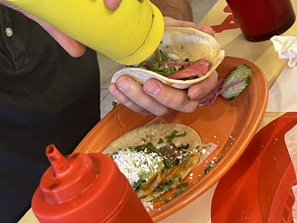 Food from Tacos La Fiesta