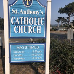 St Anthony Catholic Church - Mass times, late 2018