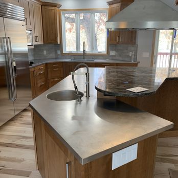 Custom Stainless Steel - Residential countertops and sinks in casino finish. - Metal Fabricators Near Me - Shoreview, Minnesota Custom Stainless Steel - Residential countertops and sinks in casino finish. - Metal Fabricators Near Me - Shoreview, Minnesota