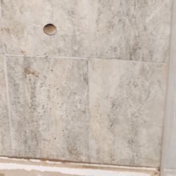 Top Shelf Plumbing - Cut hole for steam shower controls. - Plumbing Near Me - Huntington Beach, California Top Shelf Plumbing - Cut hole for steam shower controls. - Plumbing Near Me - Huntington Beach, California
