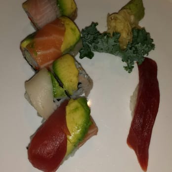 Taka Sushi - Rainbow roll with side of sushi - Sushi Bars Near Me - Summit, New Jersey