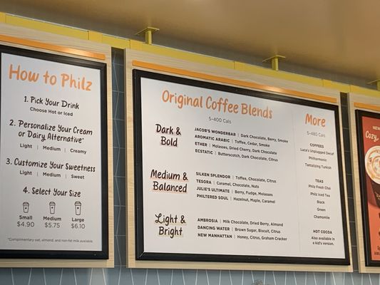 Menu photo 1 Philz Coffee Burbank, CA