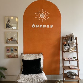 Buenas Coffee - Photo wall inside the cafe - Coffee & Tea Near Me - Costa Mesa, California