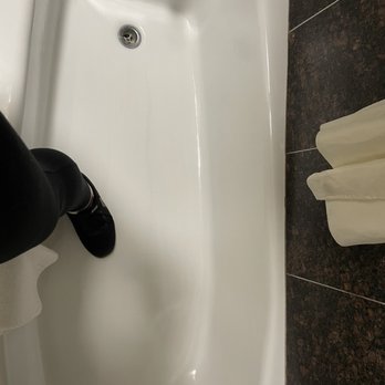 Monterey Surf Inn - Tiny tub. My foot for reference. - Hotels Near Me - Monterey, California Monterey Surf Inn - Tiny tub. My foot for reference. - Hotels Near Me - Monterey, California