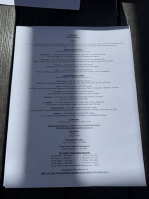 Menu photo 1 Orchard Verona, WI