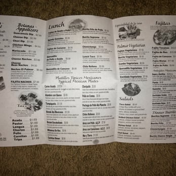 El Palmar Mexican Restaurant - Menu - Mexican Near Me - Graham, North Carolina El Palmar Mexican Restaurant - Menu - Mexican Near Me - Graham, North Carolina