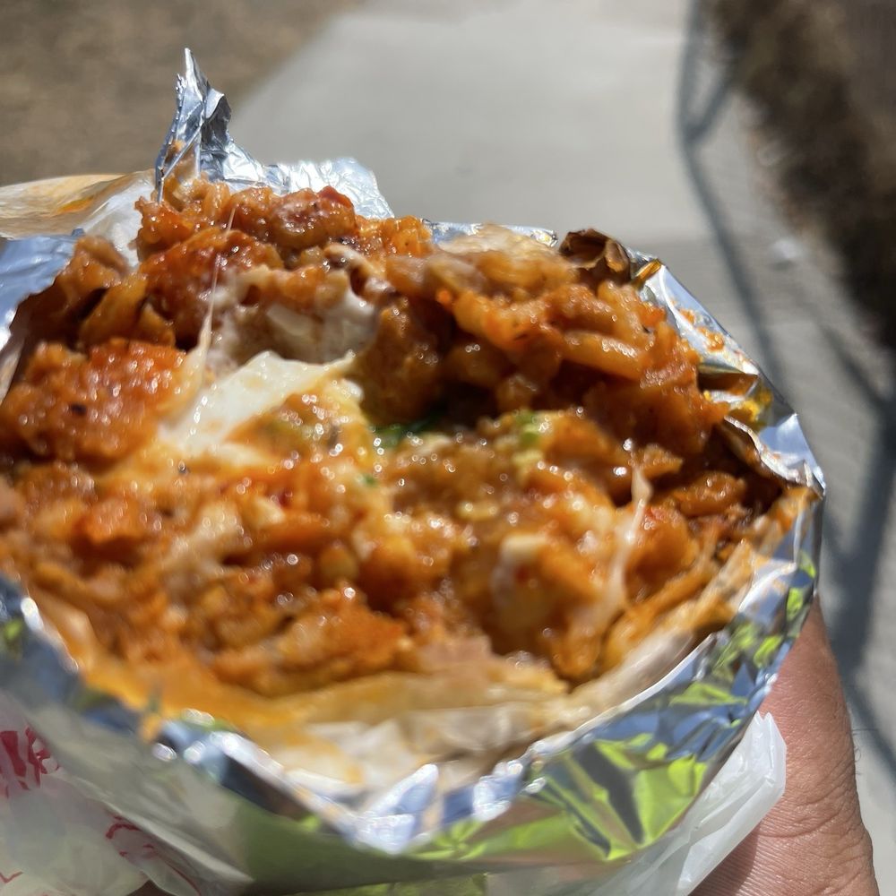 Toros Taqueria - Red chilaquiles burrito - Tacos Near Me - Norwalk, California
